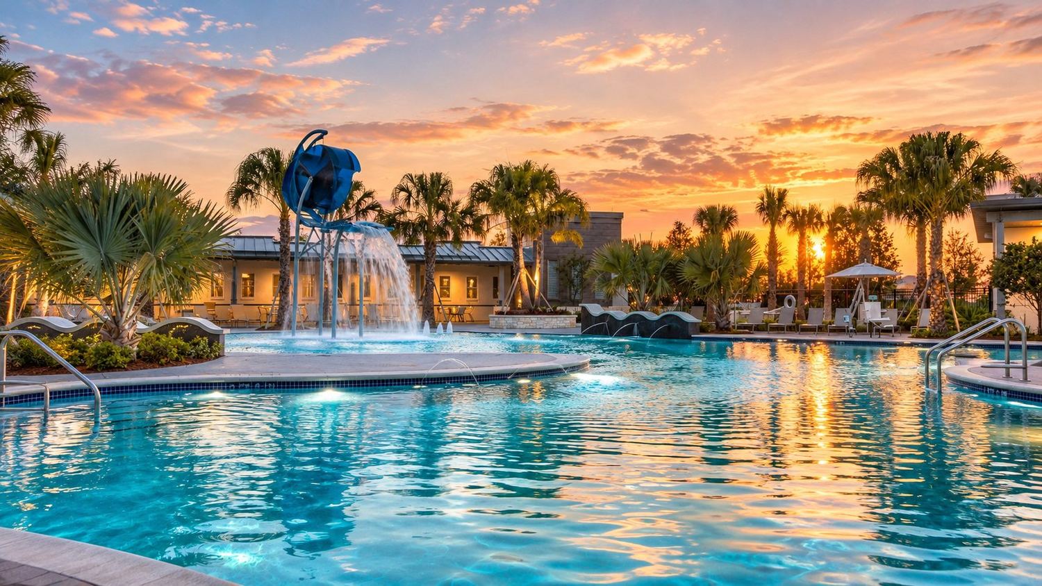 A piscina do lazer do Alora, no Lake Nona