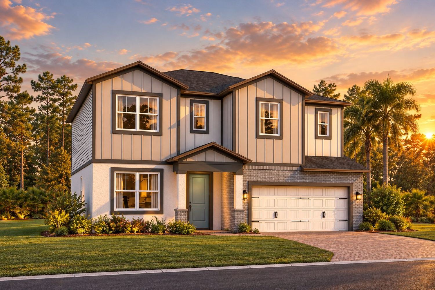 Casas de dois andares do Arcadia