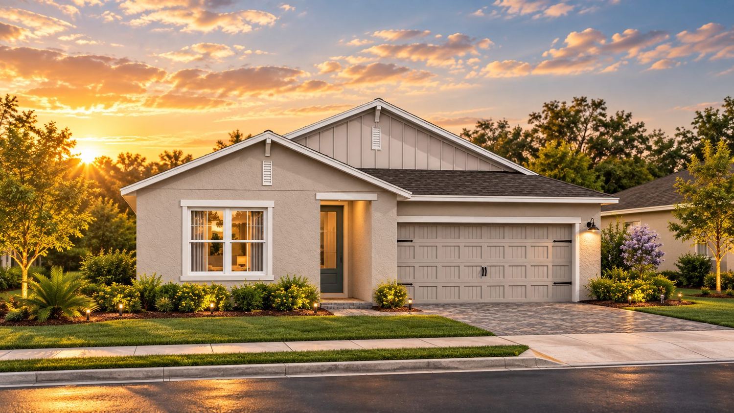 Casa térrea do Aspire at Canter Creek