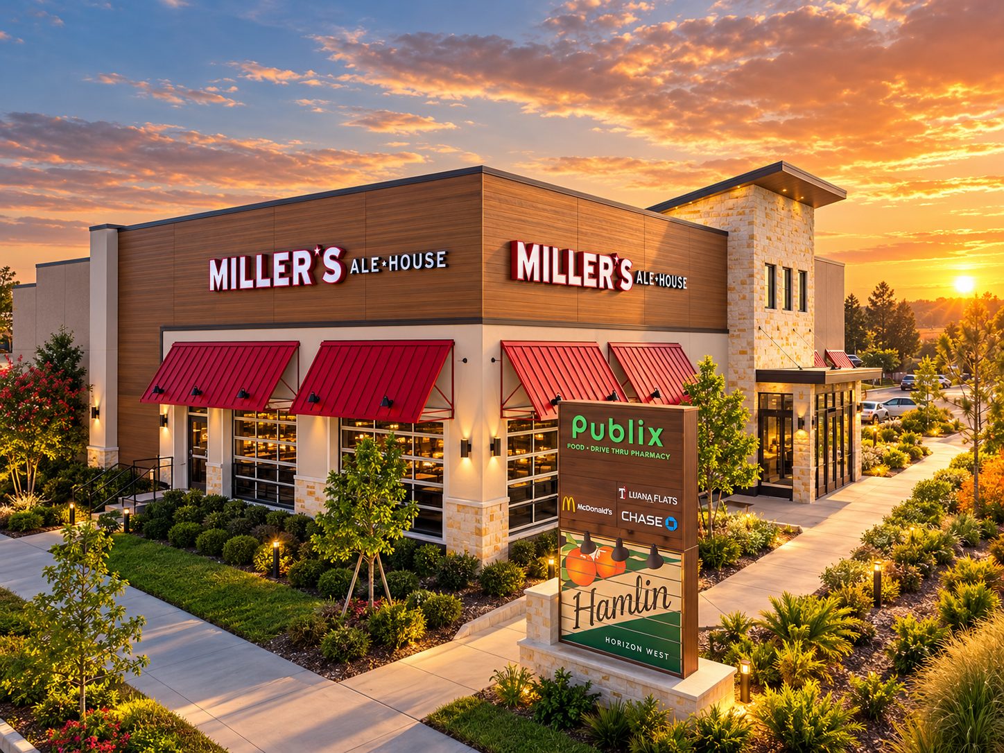 Restaurantes no Hamlin Town Center