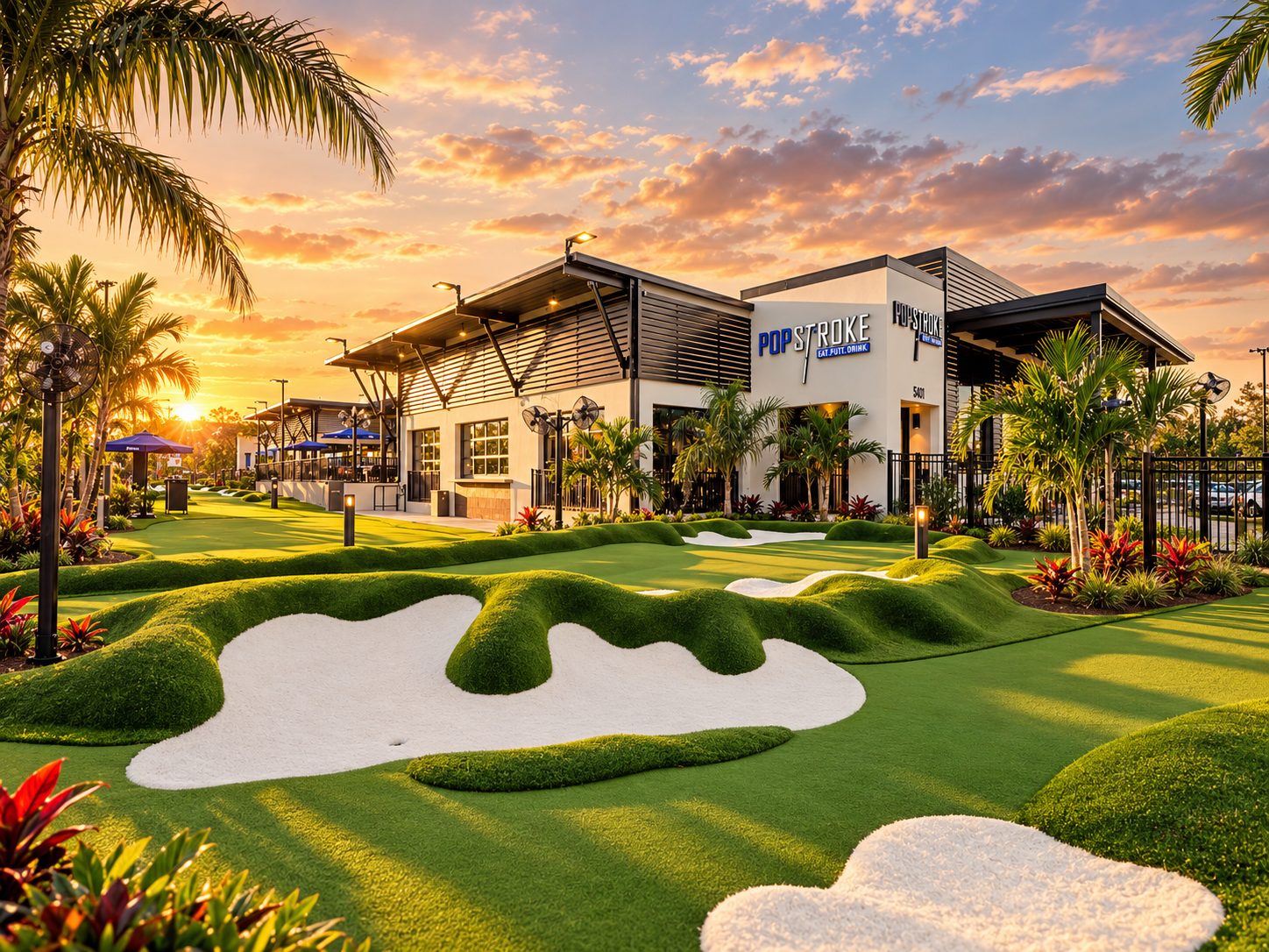 Minigolfe no Hamlin Town Center