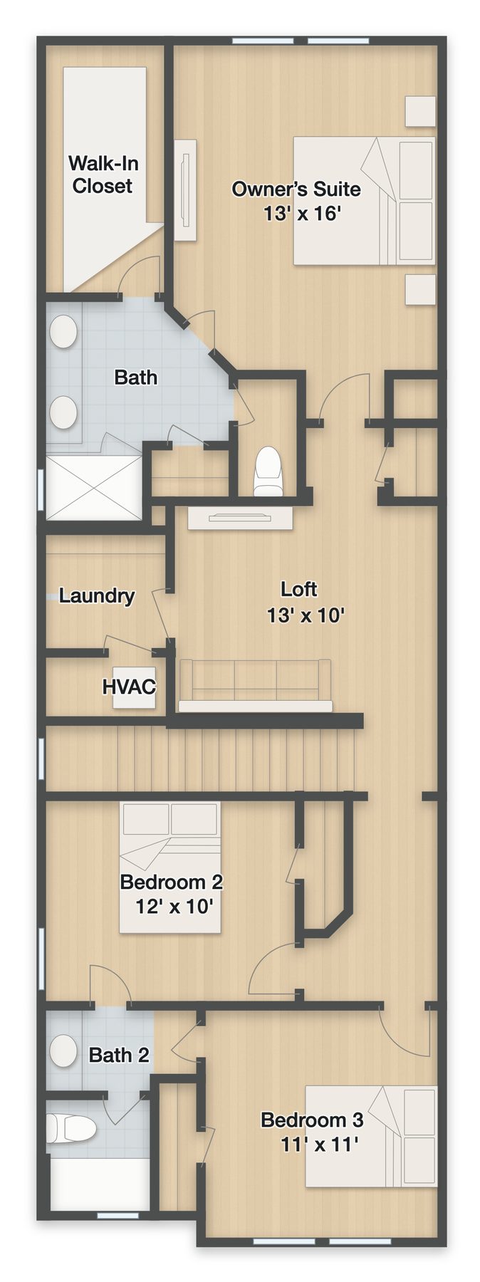 Planta Vivid · 2º andar