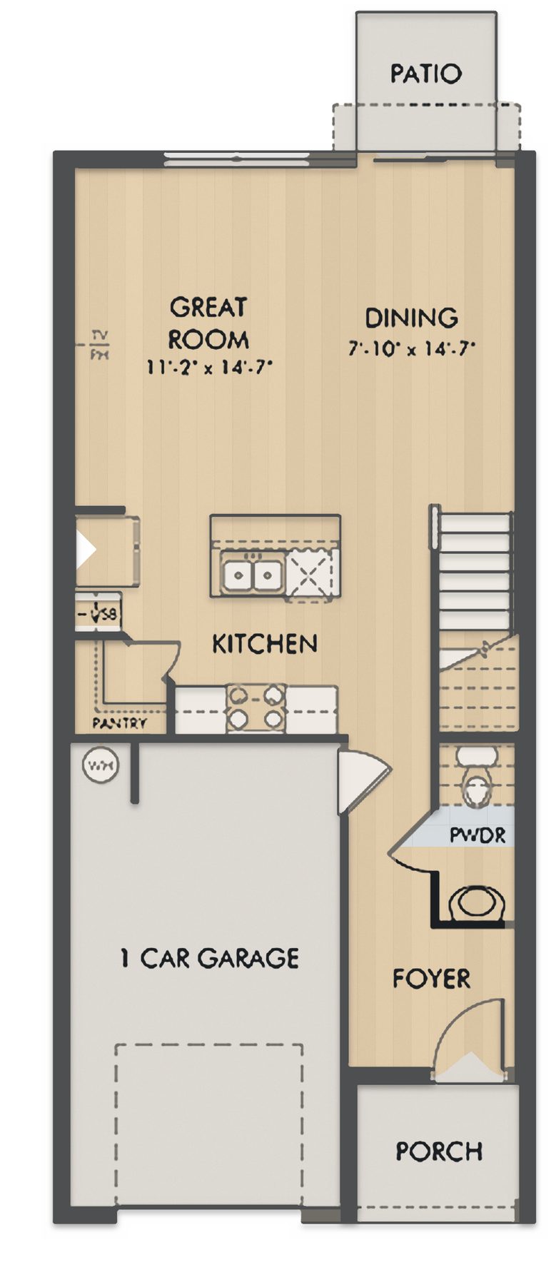 Planta Calistoga I · 1º andar