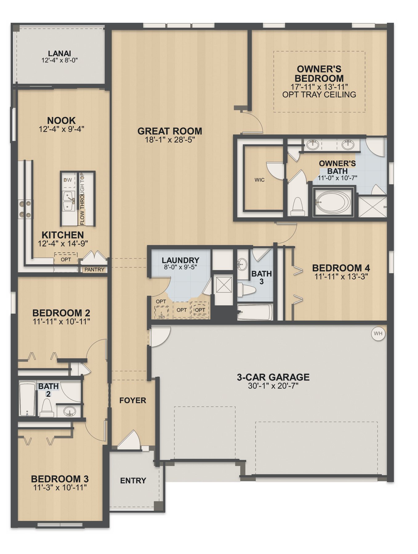 Planta Corina II · 1º andar