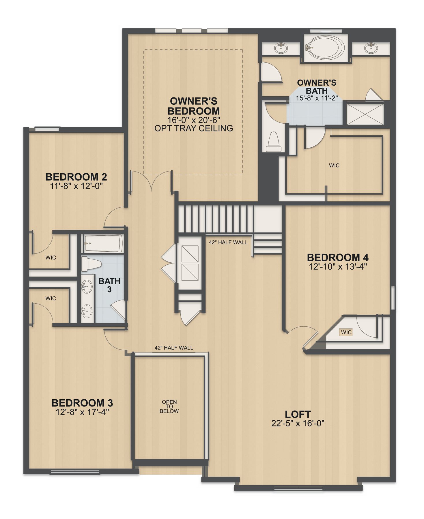 Planta Glenwood · 2º andar