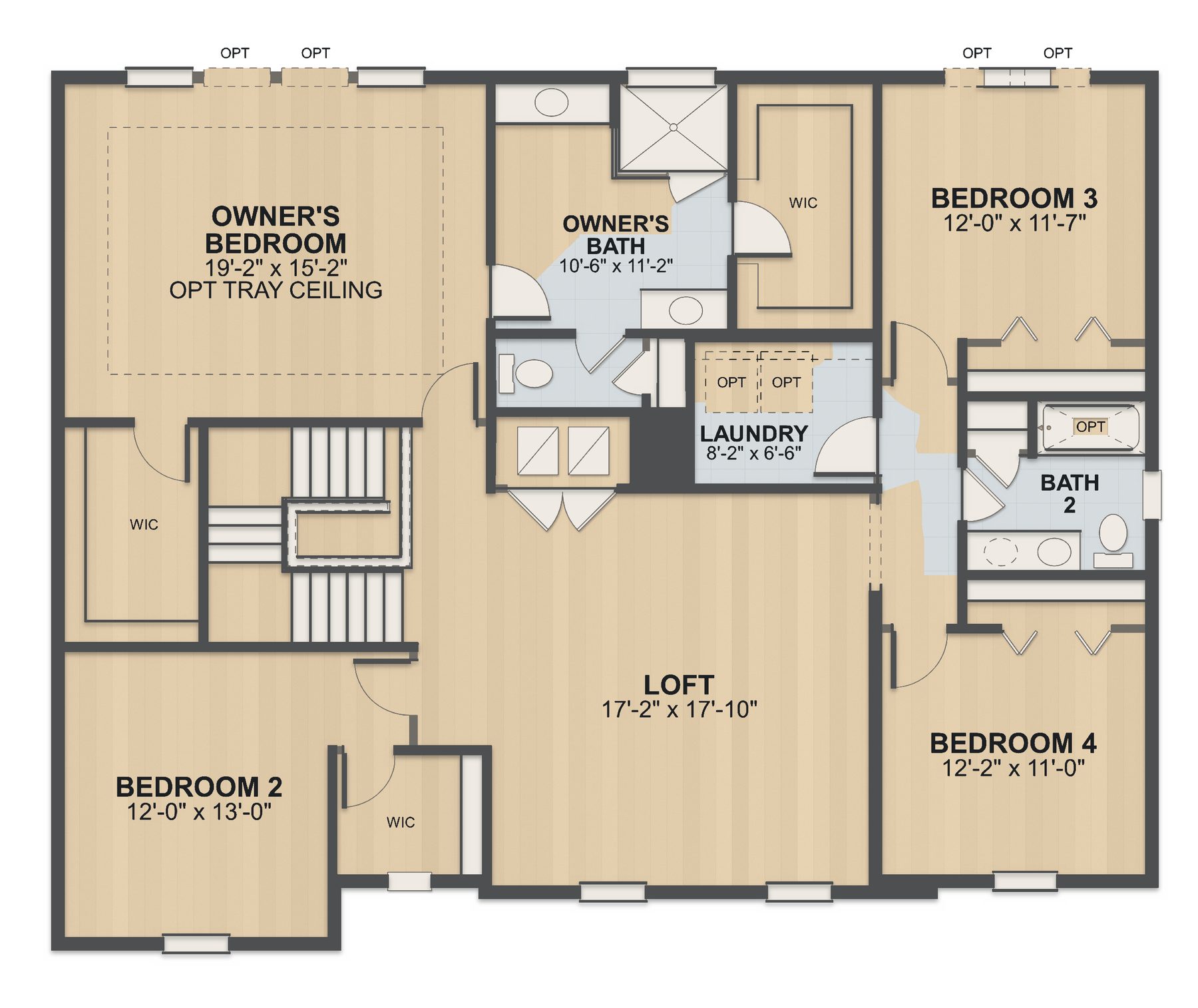 Planta Lakeview FL · 2º andar