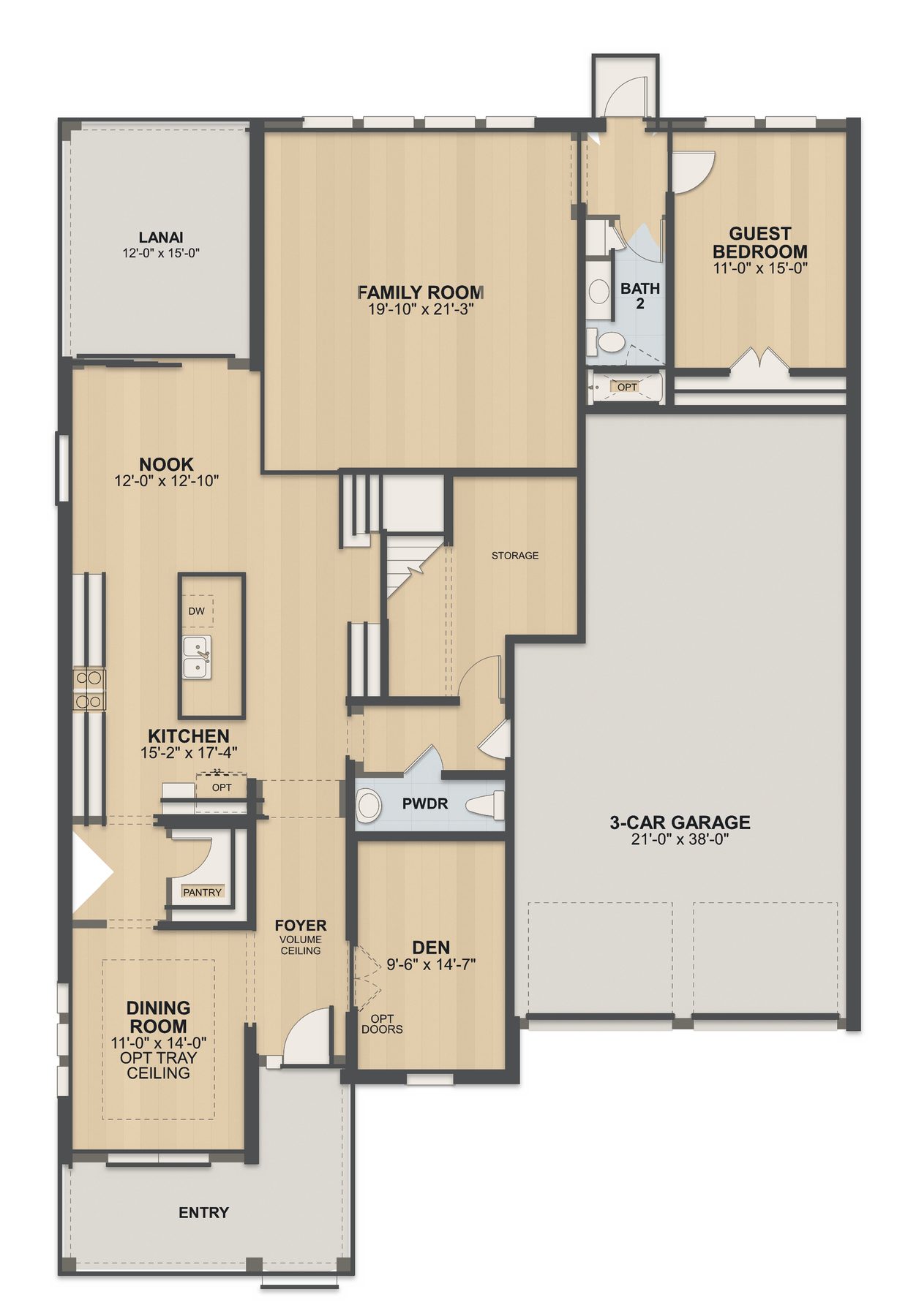 Planta Newport XL · 1º andar