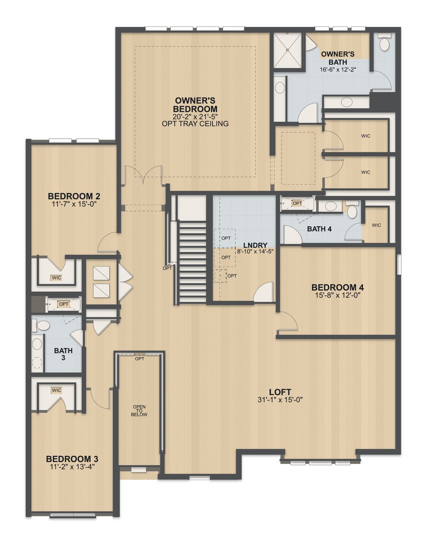 Planta Newport XL · 2º andar