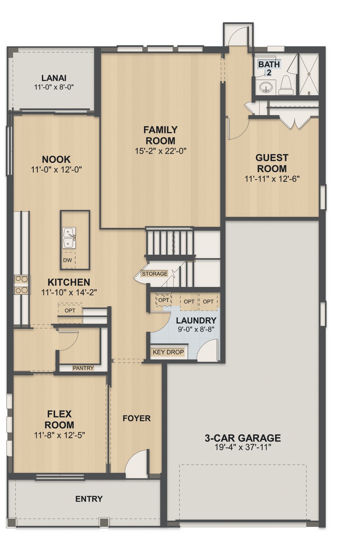 Planta Sonoma II · 1º andar
