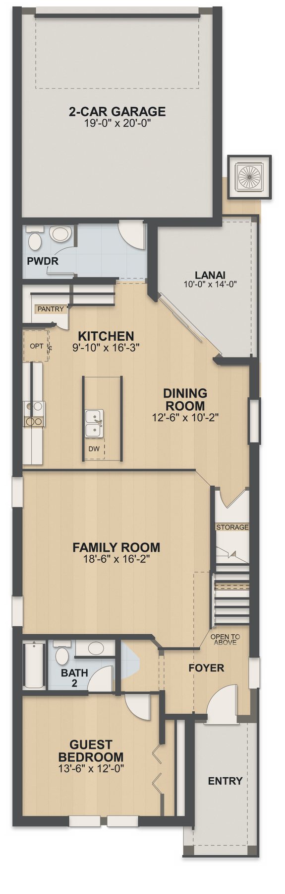 Planta Wekiva · 1º andar