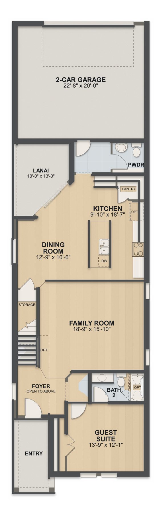 Planta Wekiva XL · 1º andar