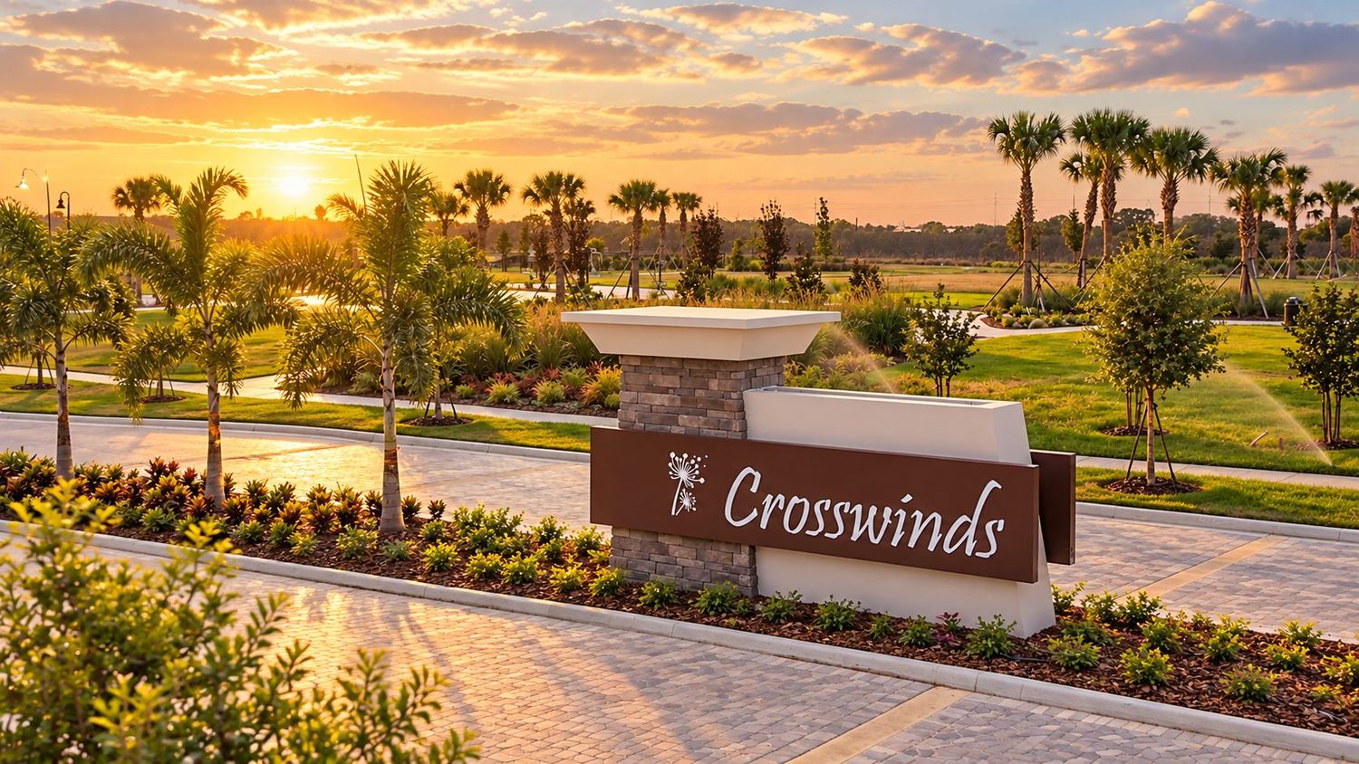 A entrada do Crosswinds