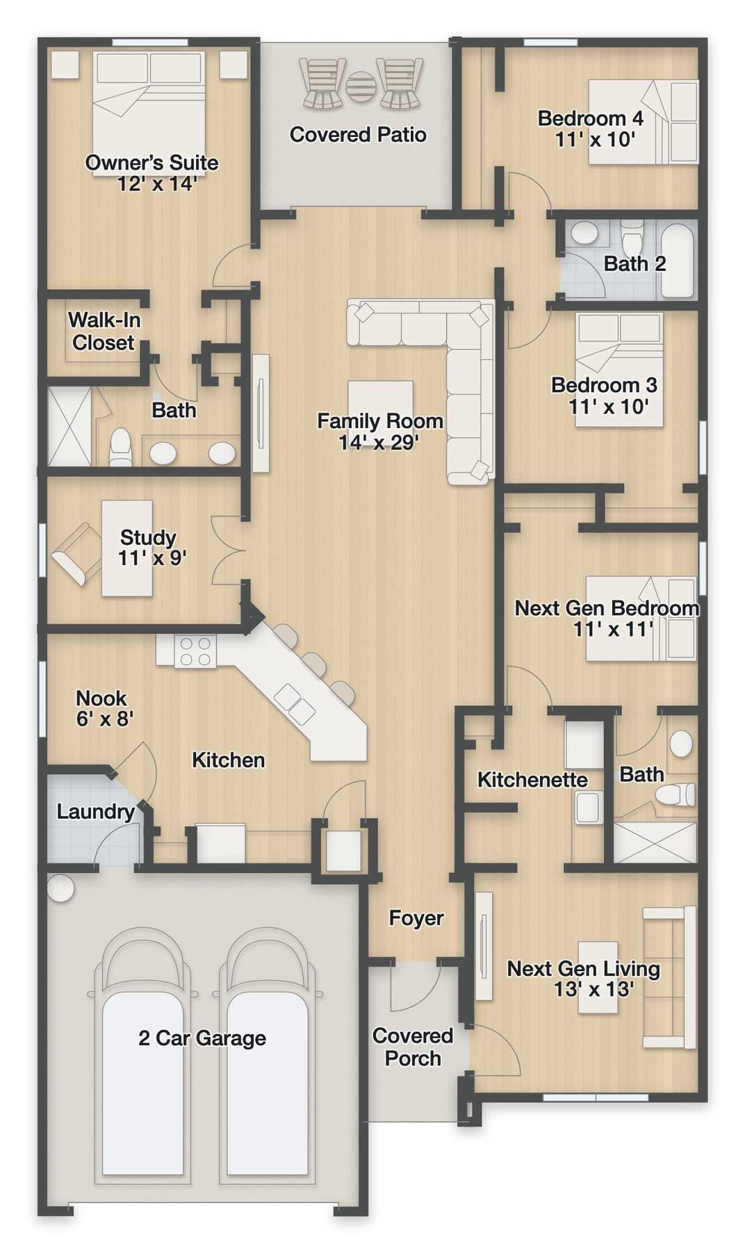 Planta Freedom · 1º andar
