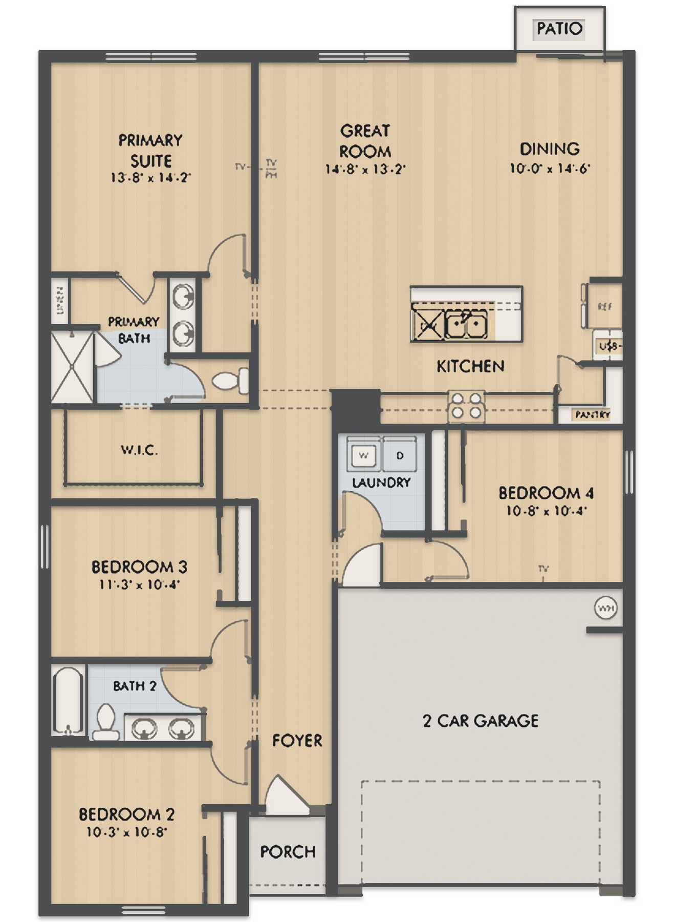 Planta Foxglove · 1º andar