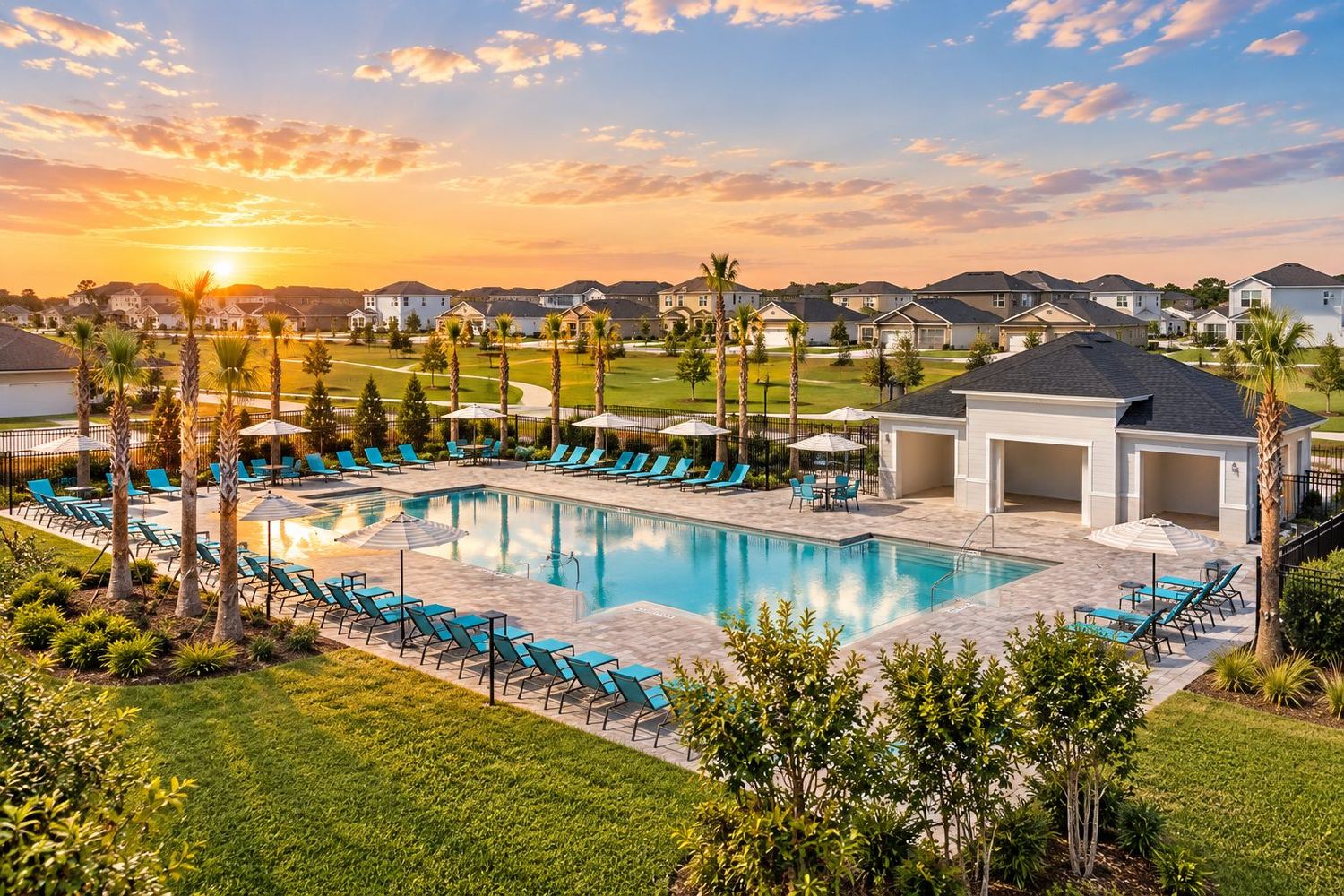 A piscina e a cabana, de outro ângulo