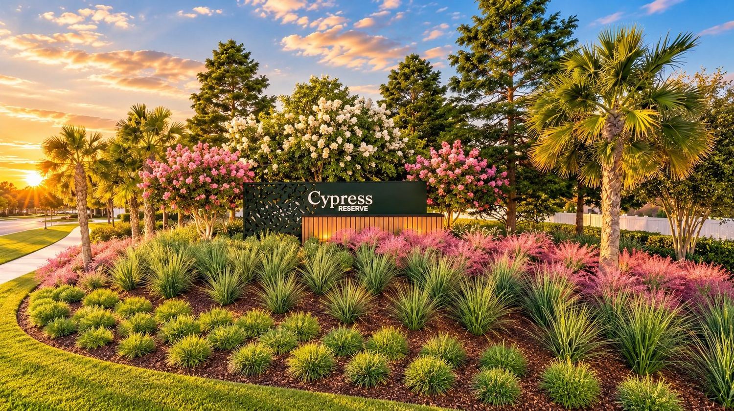 O monumento do Cypress Reserve