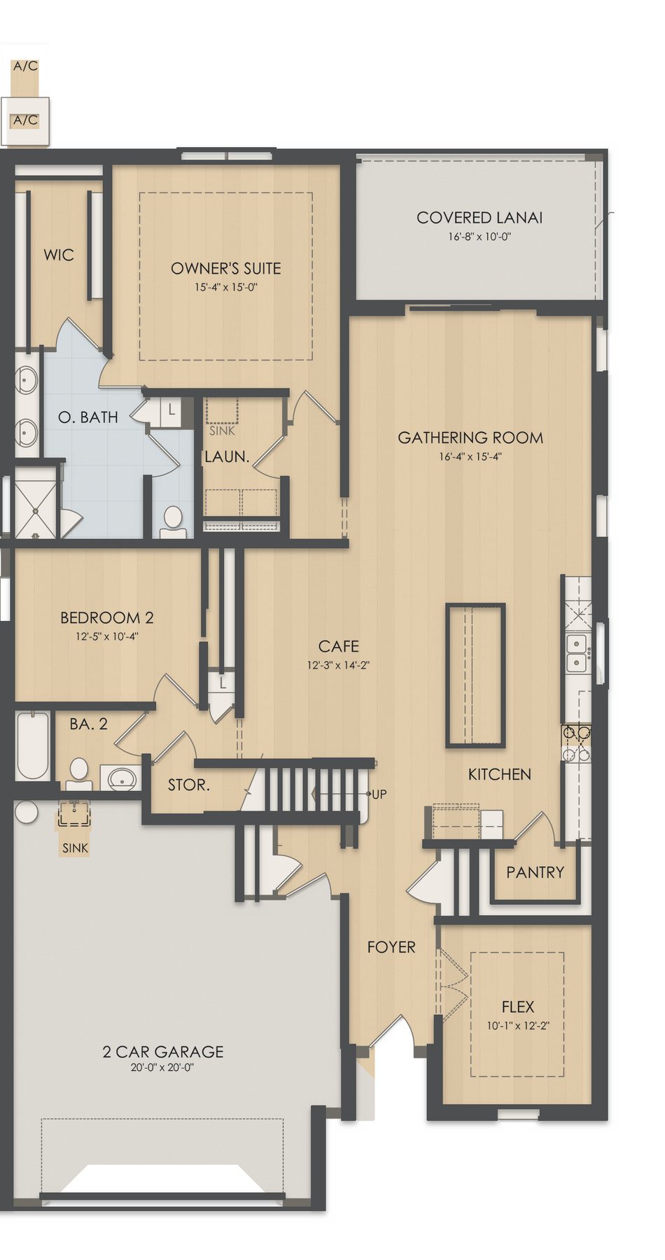 Planta Mainstay Grand · 1º andar