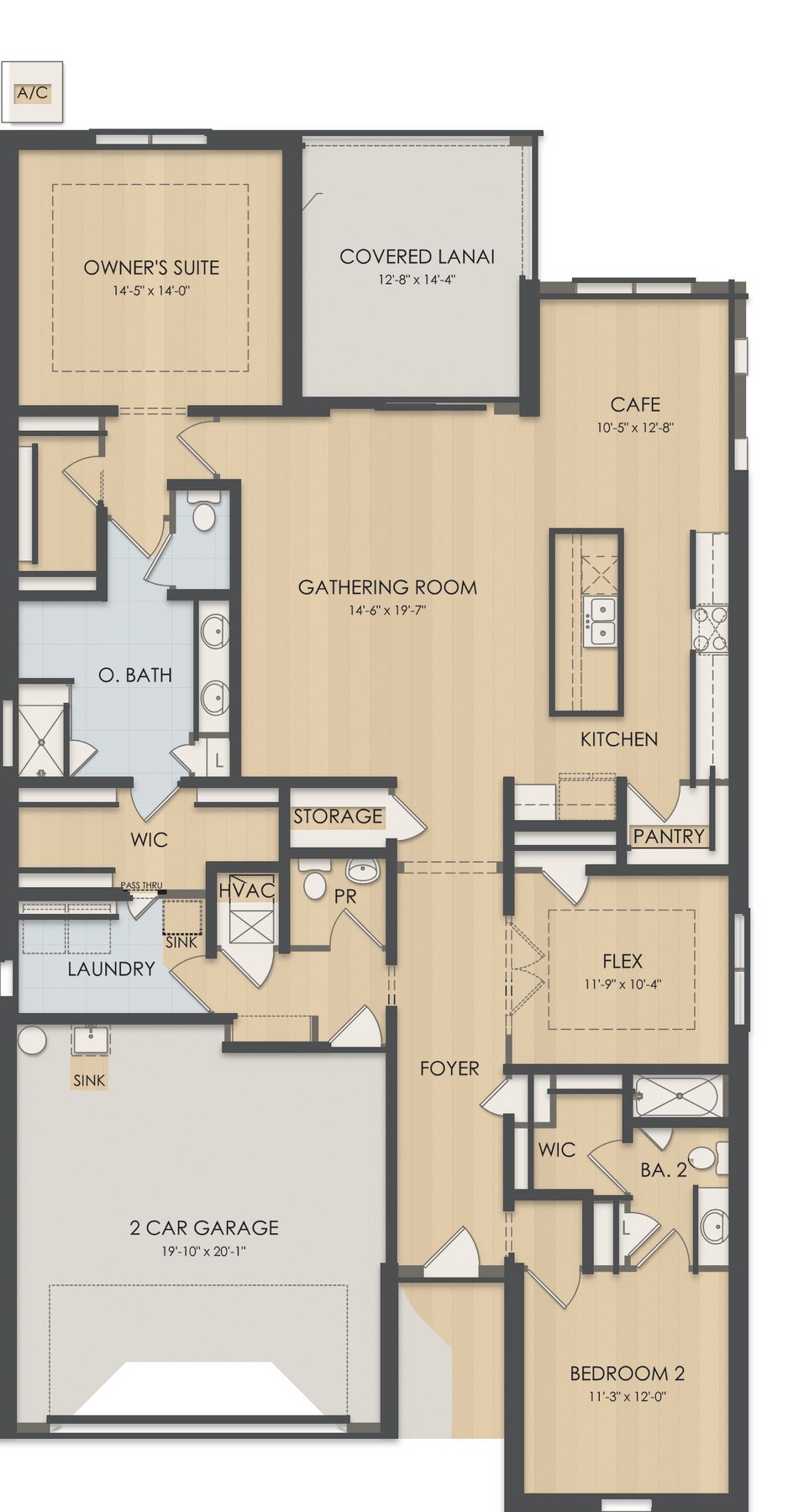 Planta Prestige · 1º andar