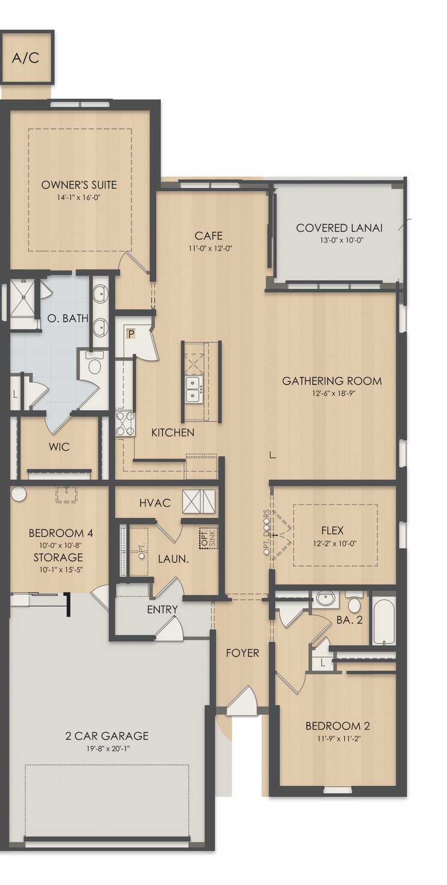Planta Mystique · 1º andar