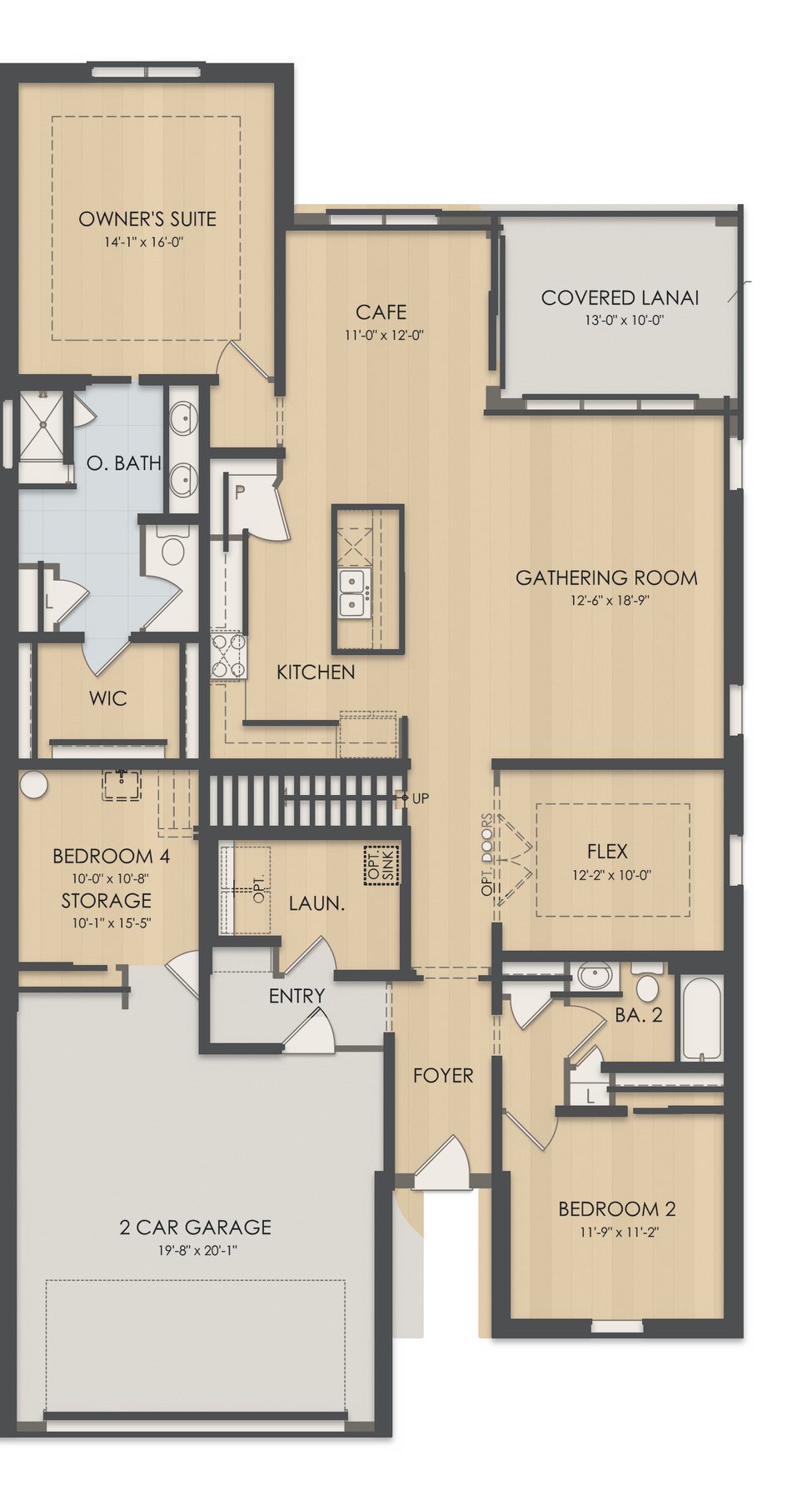 Planta Mystique Grand · 1º andar