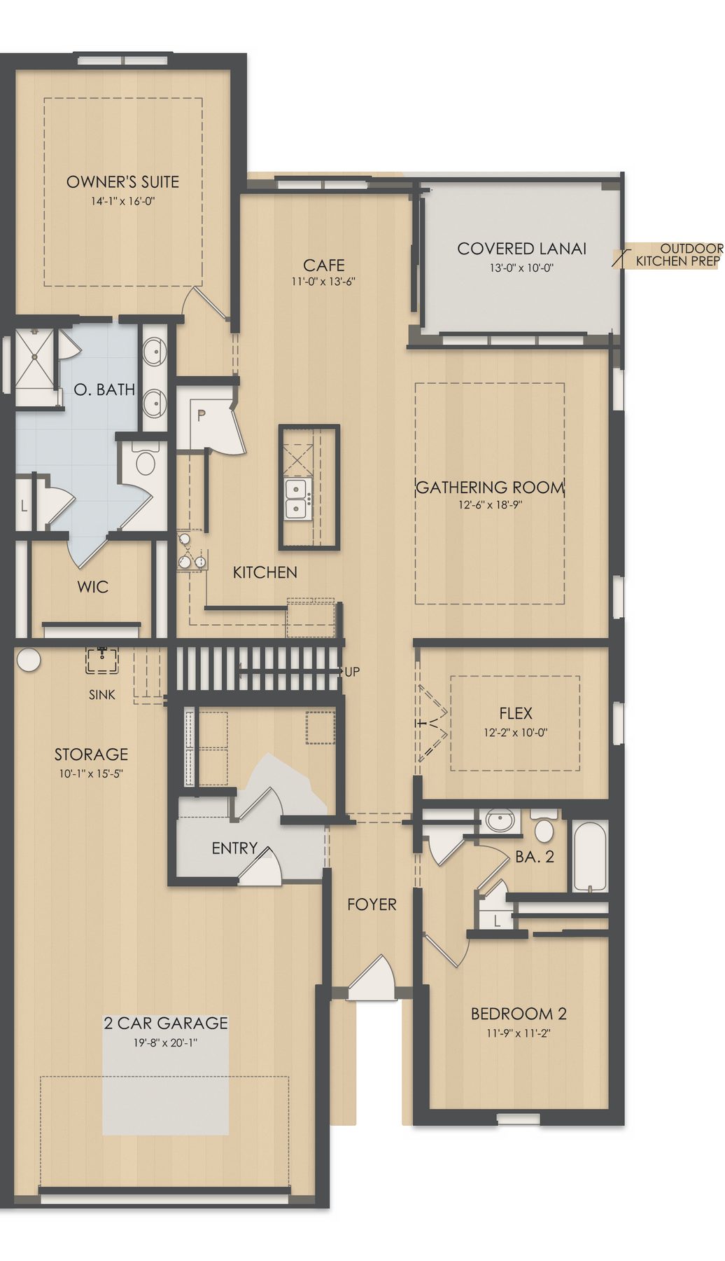 Planta Mystique Grand · 1º andar