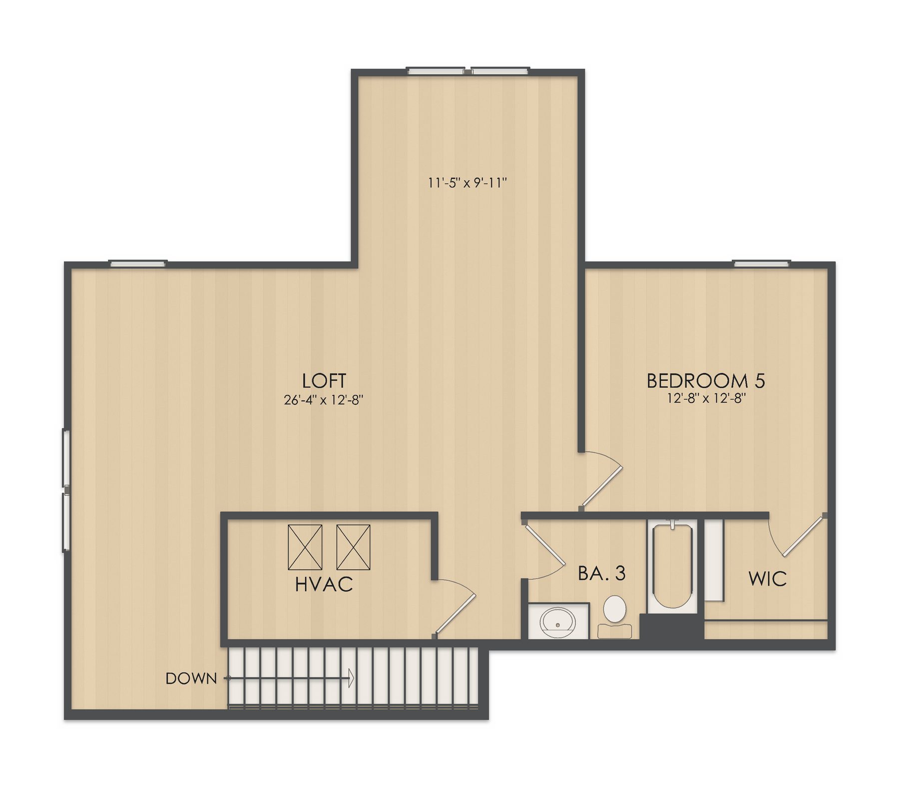 Planta Mystique Grand · 2º andar