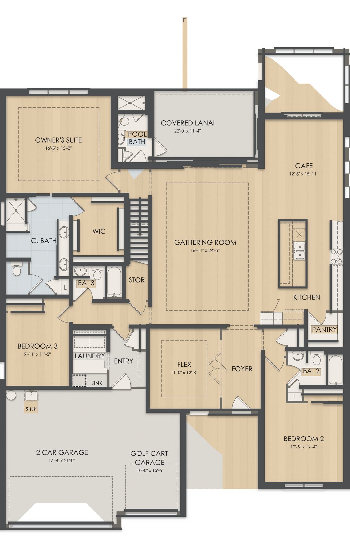 Planta Stellar Grand · 1º andar