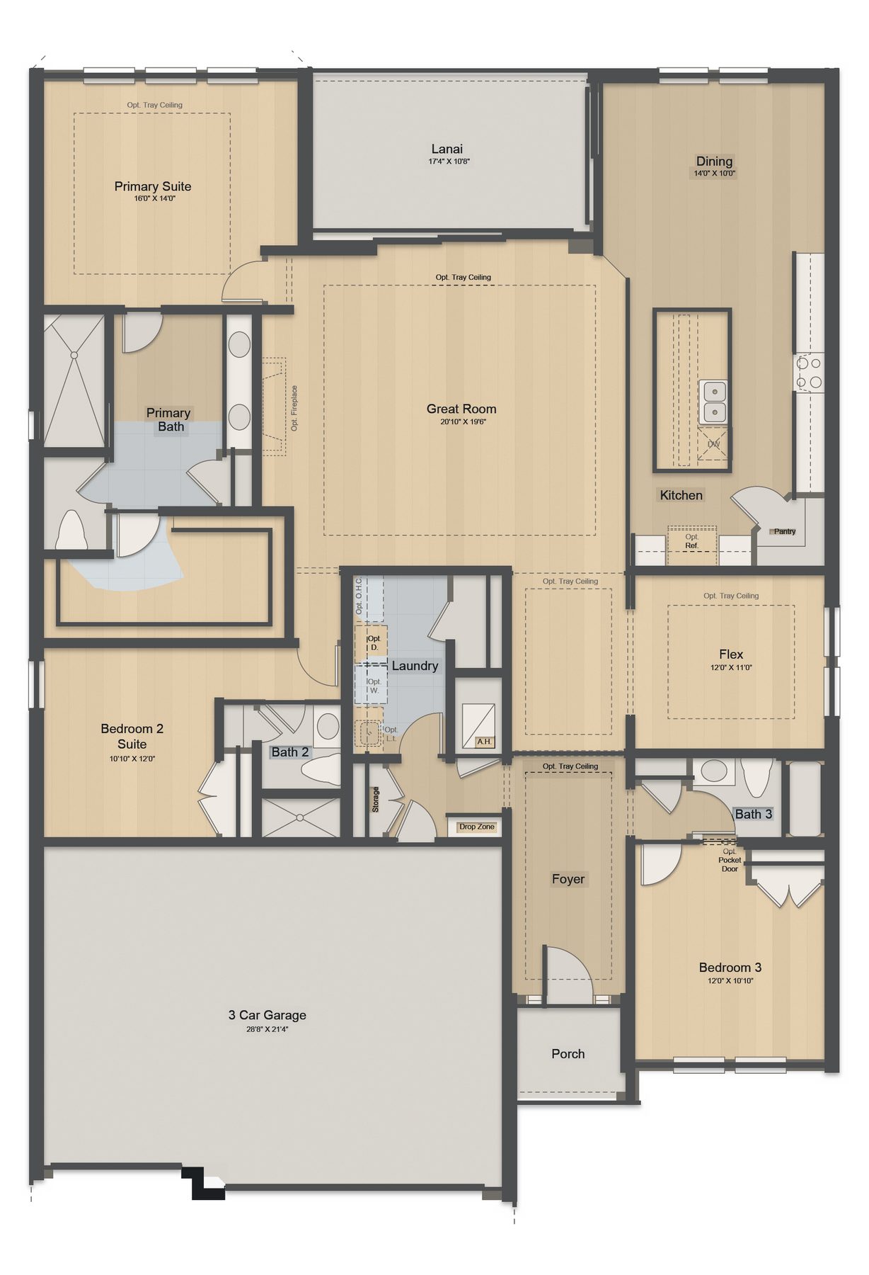 Planta Cresta · 1º andar