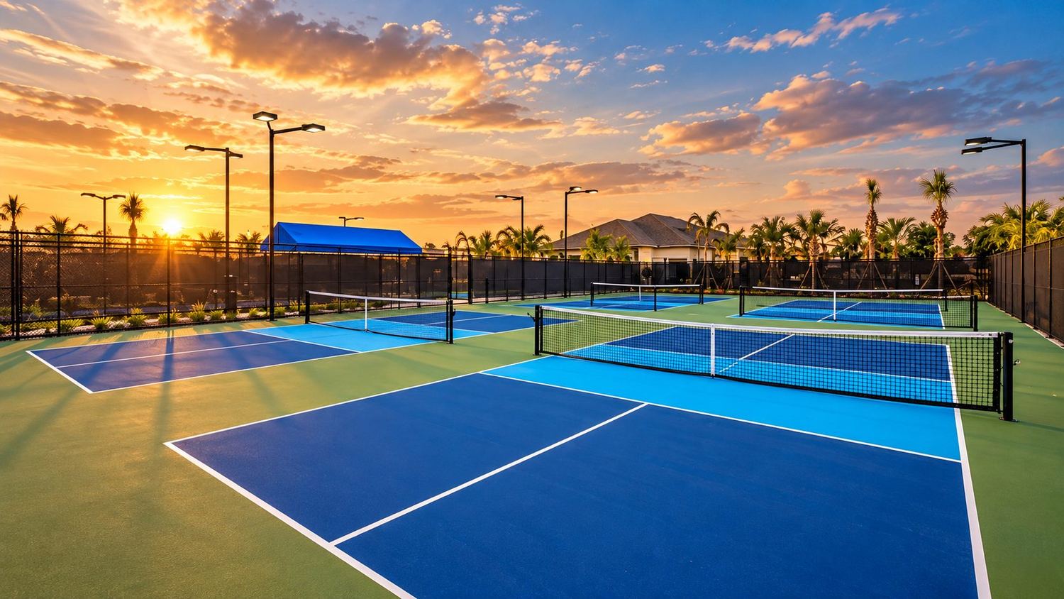 As quadras de pickleball (imagem ilustrativa)