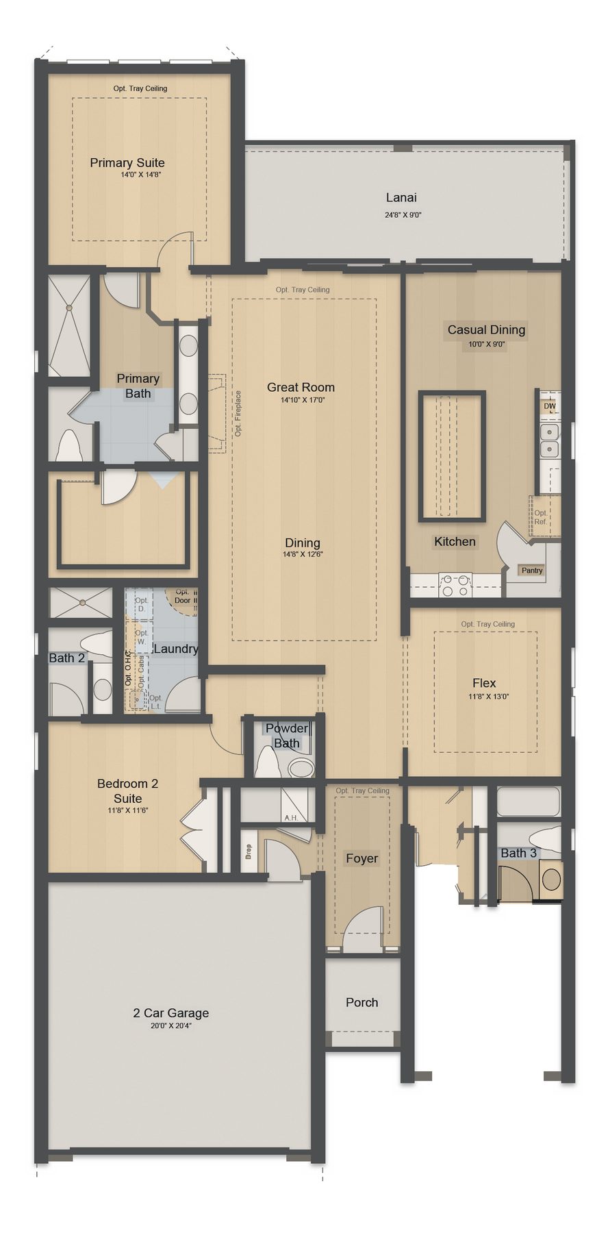 Planta Lavello · 1º andar