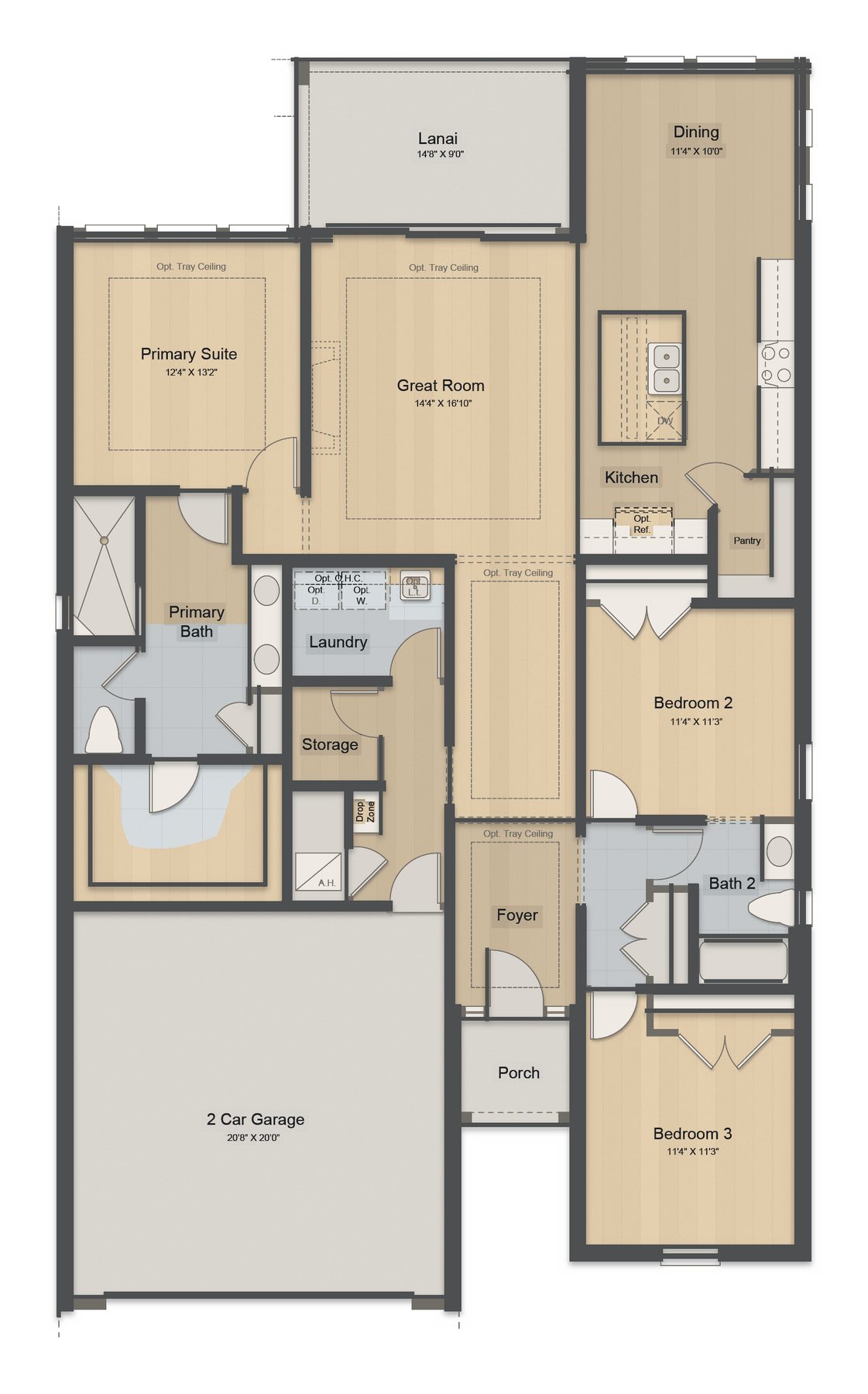 Planta Sereno · 1º andar