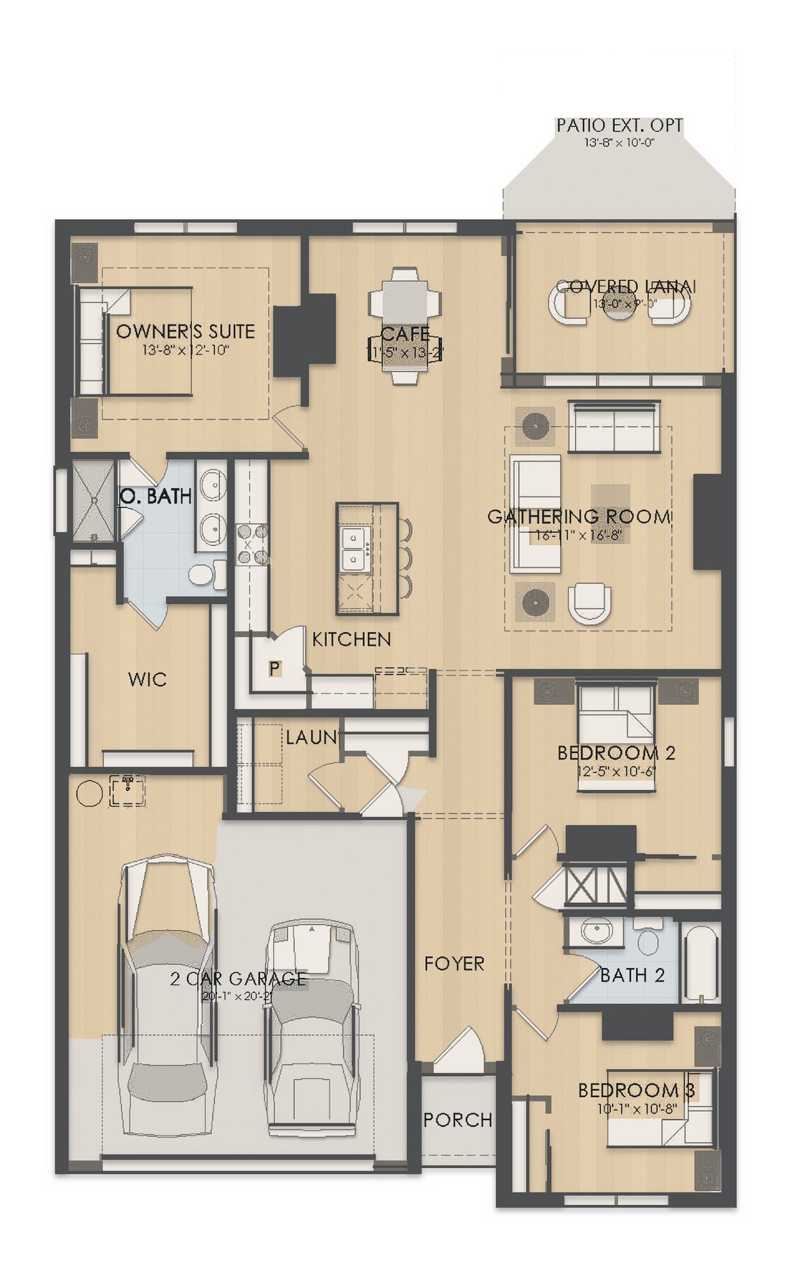 Planta Cedar · 1º andar