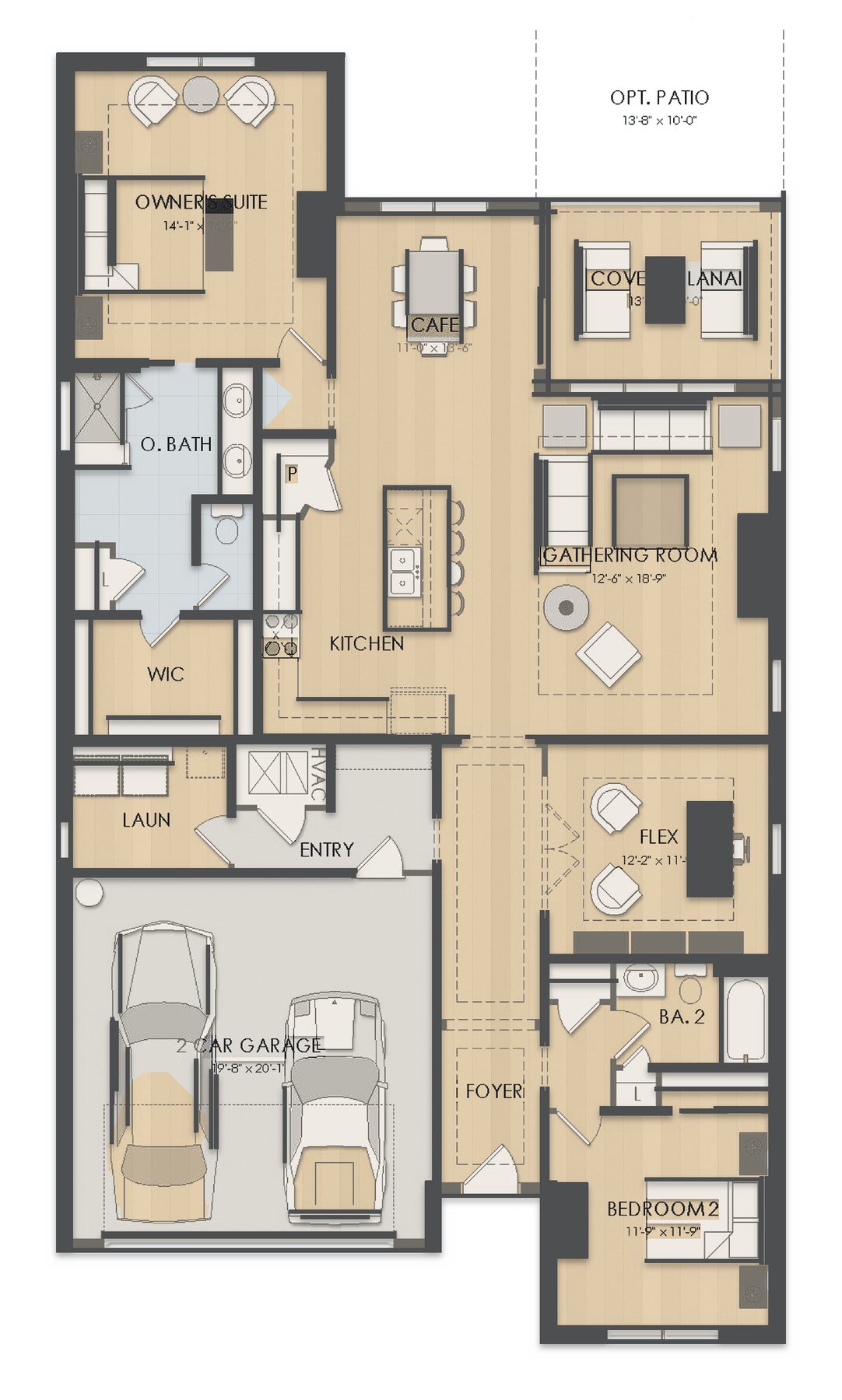 Planta Coral · 1º andar