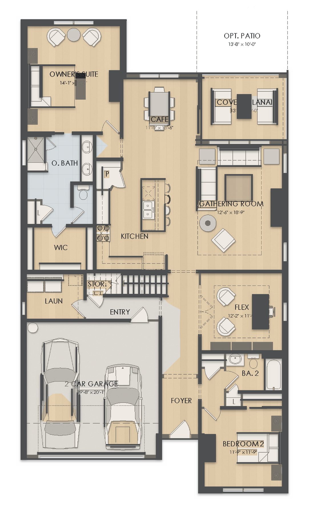 Planta Coral Grand · 1º andar