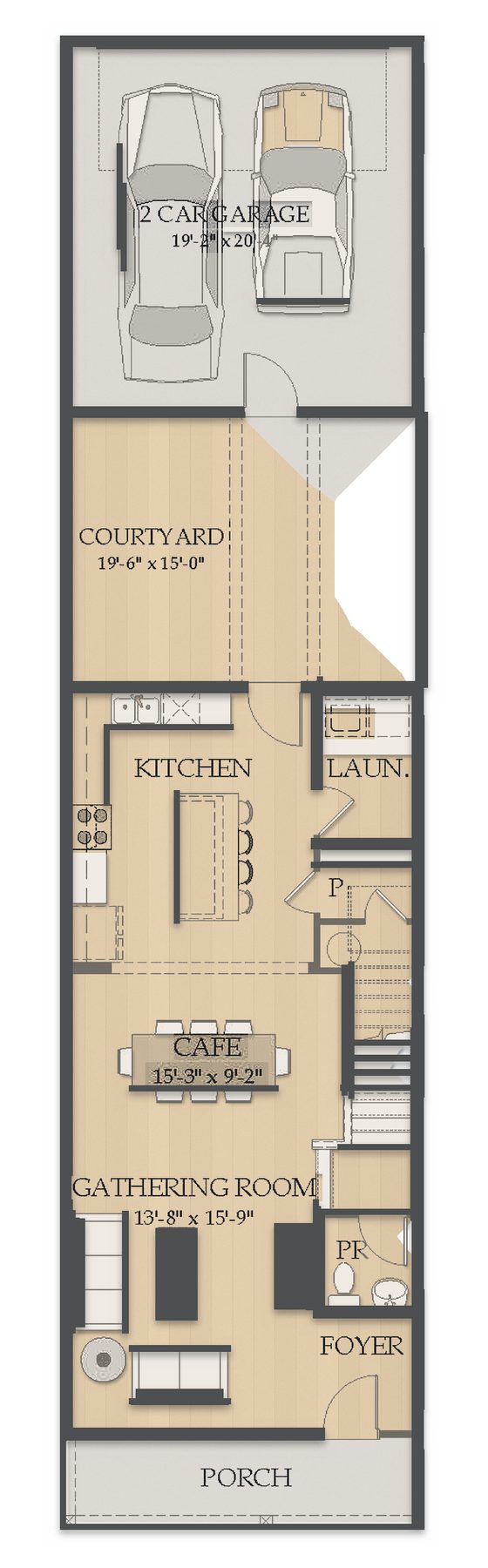 Planta Foxtail Exterior Unit · 1º andar