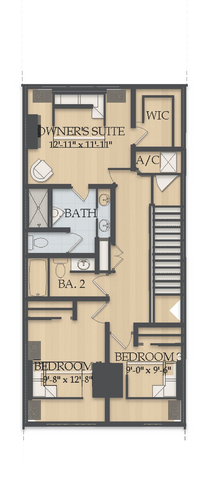 Planta Foxtail Interior Unit · 2º andar