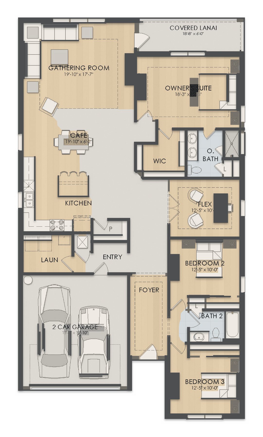 Planta Garnet · 1º andar