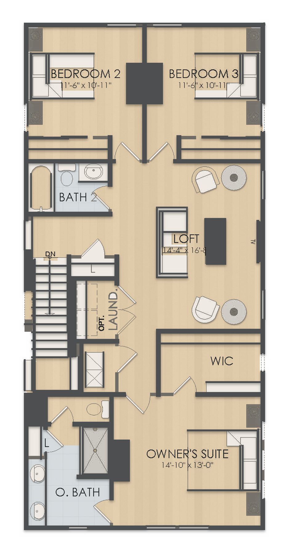 Planta Haddock · 2º andar