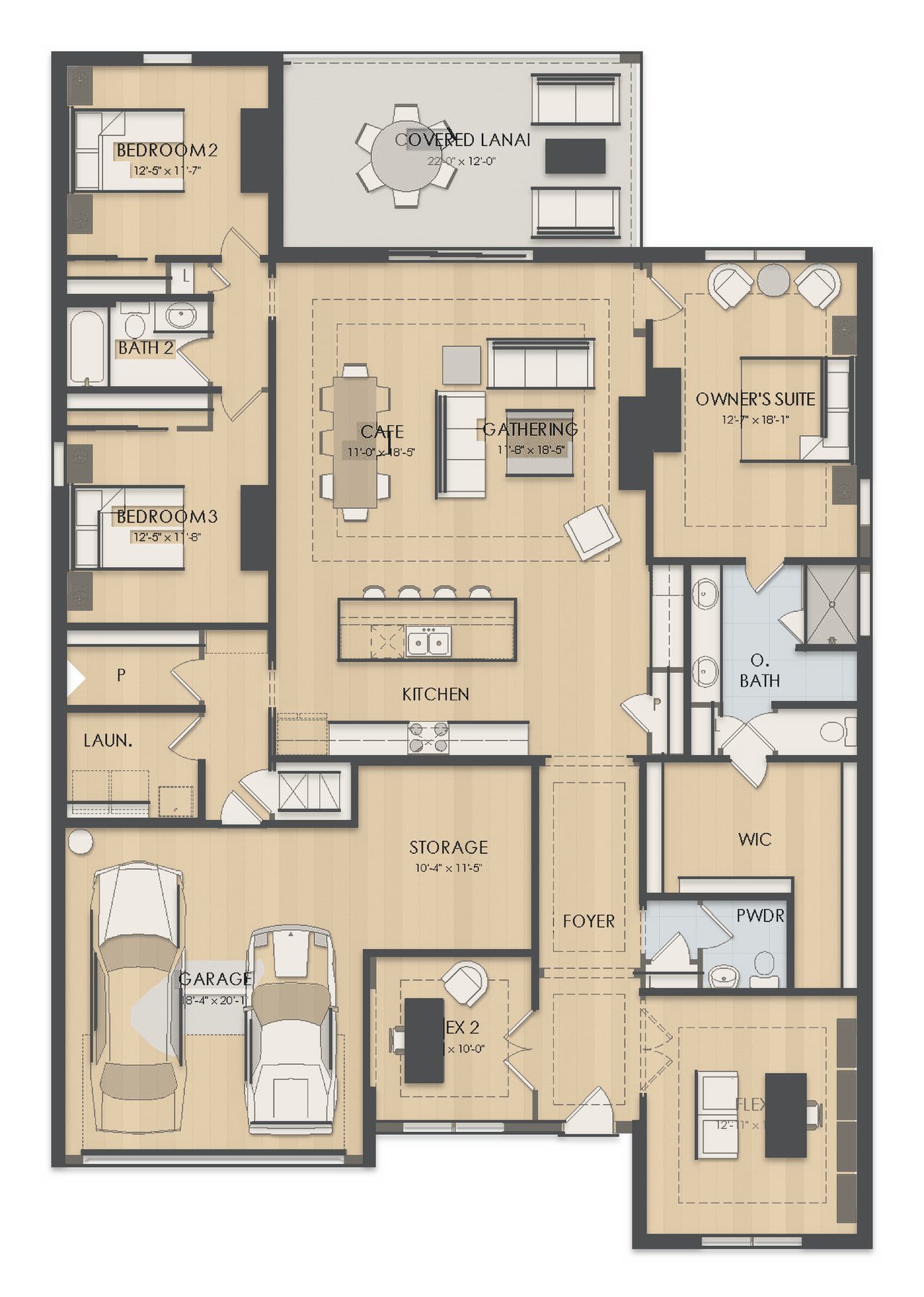 Planta Mahogany · 1º andar