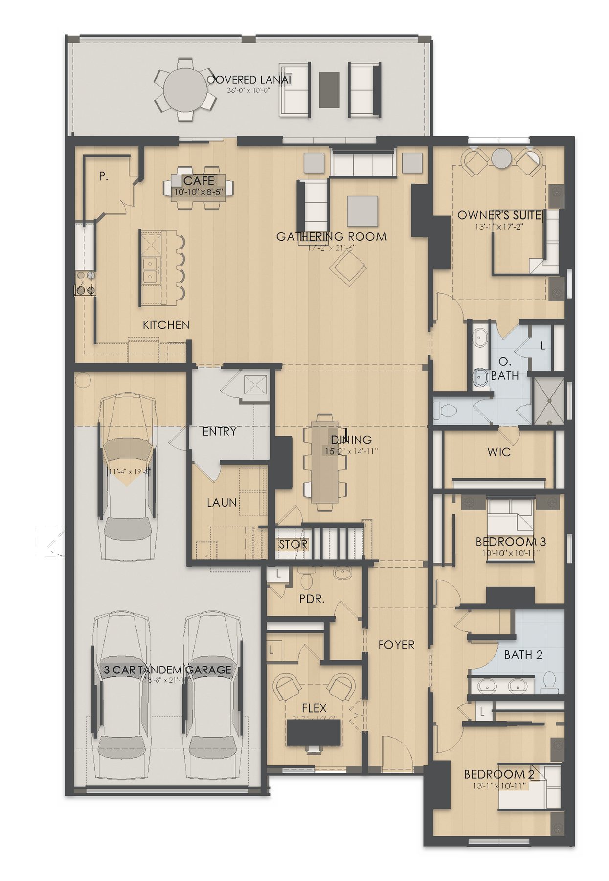 Planta Merlot Grand · 1º andar
