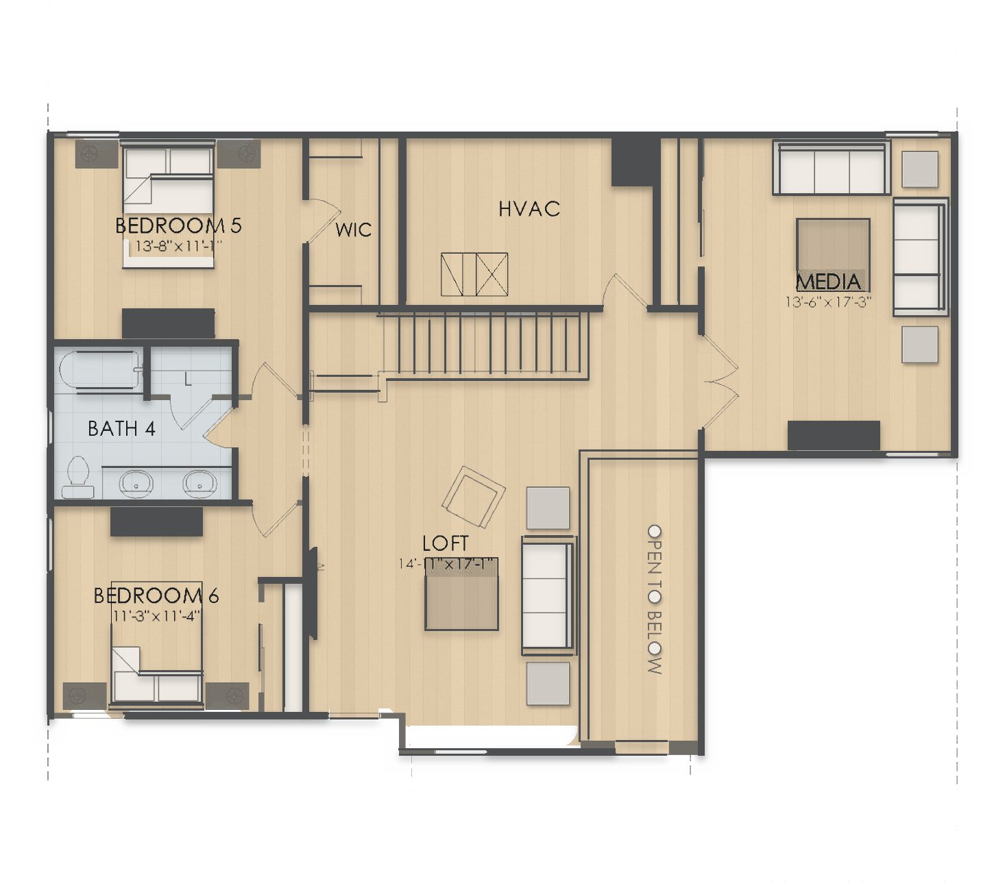 Planta Merlot Grand · 2º andar