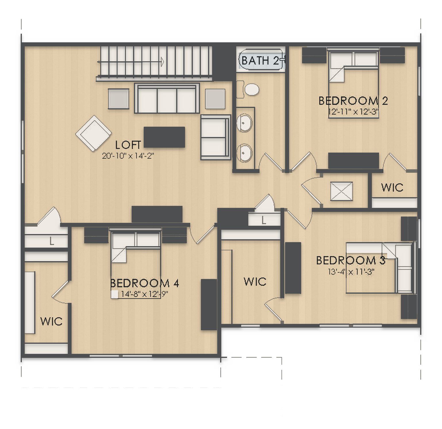 Planta Ruby · 2º andar