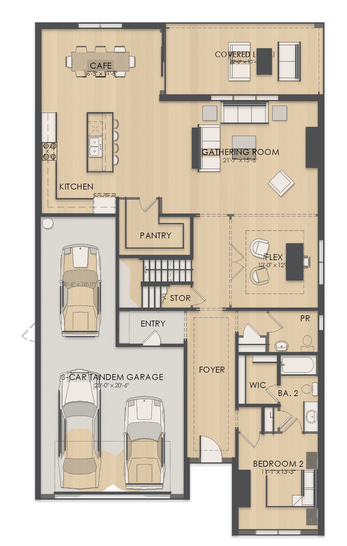 Planta Scarlett · 1º andar