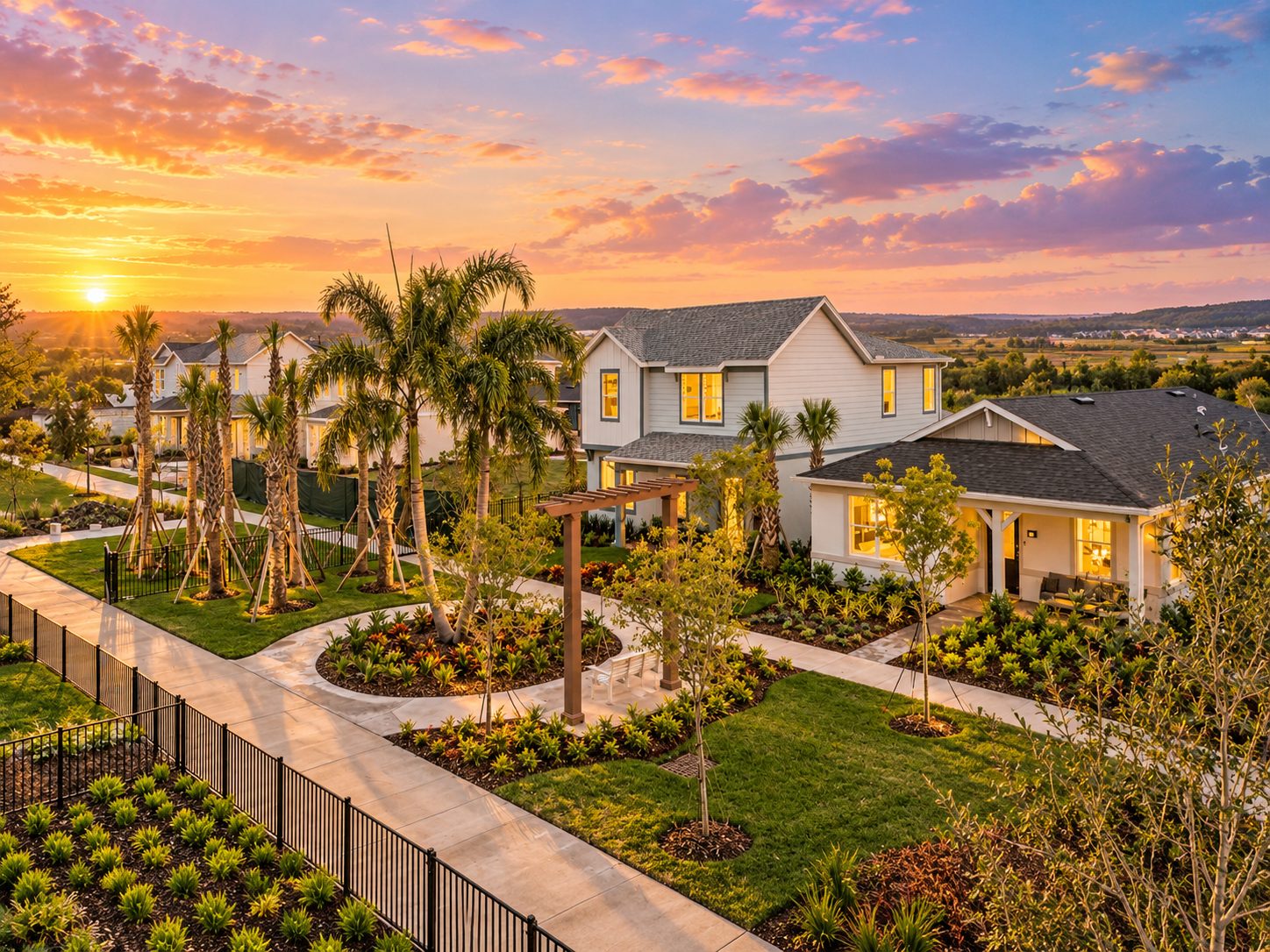 Casas e jardins do EverBe