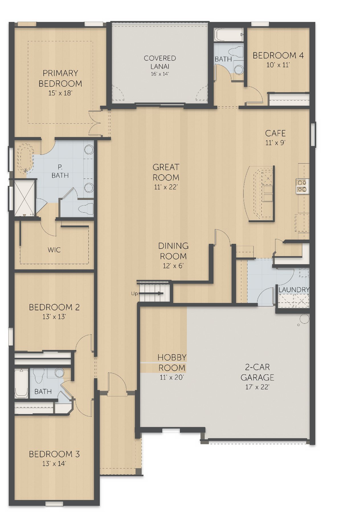 Planta Arlington com Bonus · 1º andar