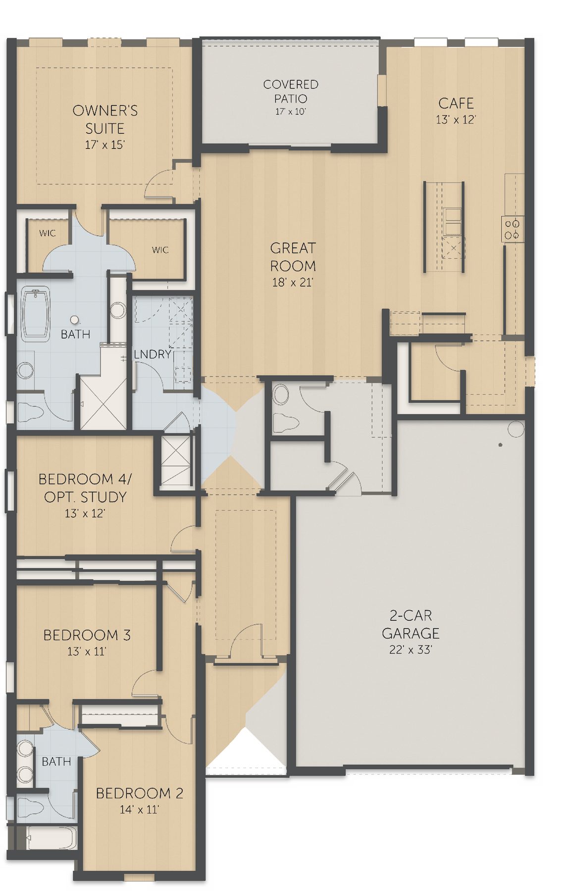 Planta Tidewater · 1º andar