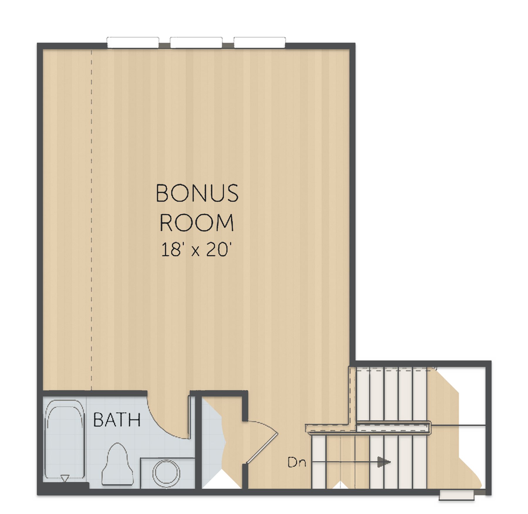 Planta Tidewater com Bonus · 2º andar