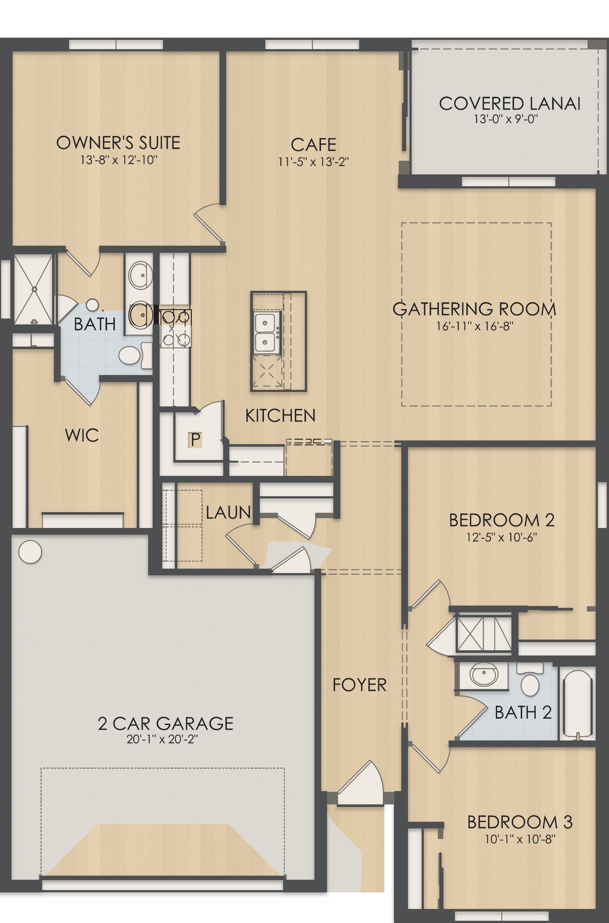 Planta Crestmere · 1º andar