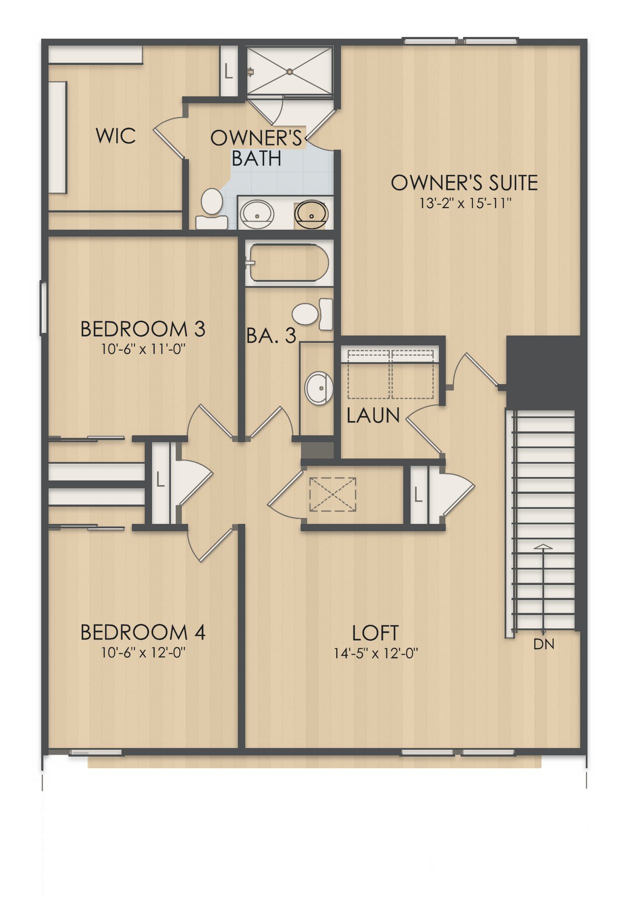 Planta Mill Run · 2º andar
