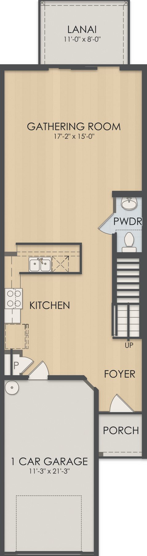 Planta Springdale · 1º andar